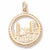 Boston Skyline charm in Yellow Gold Plated hide-image