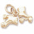 Roller Skates charm in Yellow Gold Plated hide-image