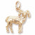 Big Horn Sheep charm in Yellow Gold Plated hide-image