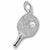 Pingpong charm in 14K White Gold hide-image