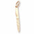 Nail File Charm in 10k Yellow Gold hide-image