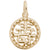 Happiness Symbol Charm In Yellow Gold