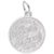 Best Friends Charm In 14K White Gold