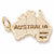 Australia charm in Yellow Gold Plated hide-image