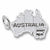 Australia charm in Sterling Silver hide-image