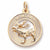Montana Moose charm in Yellow Gold Plated hide-image