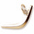 Boomerang charm in Yellow Gold Plated hide-image