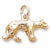 Cougar Charm in 10k Yellow Gold hide-image