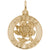 Alberta Rose Charm in Yellow Gold Plated