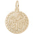 Adorable 10 Charm in Yellow Gold Plated