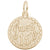 Just 15 Charm in Yellow Gold Plated