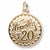 Finally 20 charm in Yellow Gold Plated hide-image