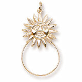 Sun Charmholder in Yellow Gold Plated hide-image