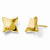 14k Yellow Gold Polished Post Earrings