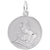 Mom And Baby Charm In 14K White Gold