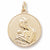 Mom And Baby charm in Yellow Gold Plated hide-image