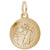 St Christopher Charm In Yellow Gold