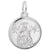 Madonna And Child Charm In Sterling Silver