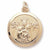 Madonna And Child charm in Yellow Gold Plated hide-image