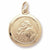 St. Antonio charm in Yellow Gold Plated hide-image