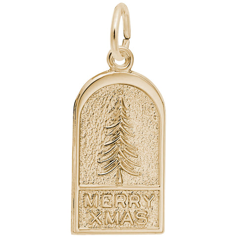 Christmas Charm in Yellow Gold Plated