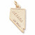 Las Vegas,Nevada charm in Yellow Gold Plated hide-image
