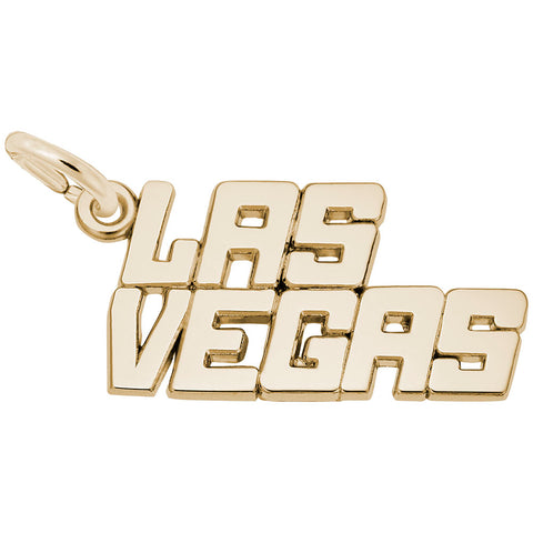 Las Vegas Charm in Yellow Gold Plated