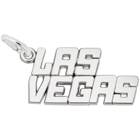 Las Vegas Charm In Sterling Silver