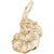 Santa Charm in Yellow Gold Plated