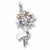 Bouquet charm in 14K White Gold hide-image