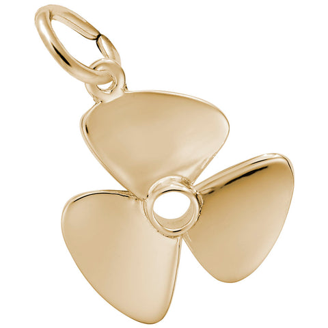 Propeller Charm in Yellow Gold Plated