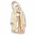 Fur Coat charm in Yellow Gold Plated hide-image