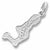 Grand Cayman charm in Sterling Silver hide-image