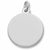 Classic Style Disc charm in Sterling Silver hide-image