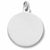 Classic Disc charm in 14K White Gold hide-image