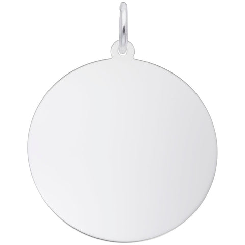 Double Extra Large Round Disc Charm