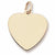 Heart Charm in 10k Yellow Gold hide-image