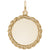 8178-Disc Charm In Yellow Gold