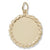 8178-Disc charm in Yellow Gold Plated hide-image