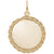 8179-Disc Charm In Yellow Gold