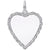 8379-Heart Charm In Sterling Silver