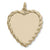 8379-Heart charm in Yellow Gold Plated hide-image