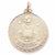 Cancer charm in Yellow Gold Plated hide-image