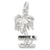 Paradise Island charm in 14K White Gold hide-image