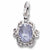 March Birthstone charm in Sterling Silver hide-image