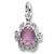 October Birthstone charm in Sterling Silver hide-image
