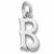 Initial B charm in Sterling Silver hide-image