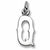 Initial Q charm in Sterling Silver hide-image