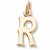 Initial R charm in Yellow Gold Plated hide-image