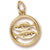 Pisces charm in Yellow Gold Plated hide-image